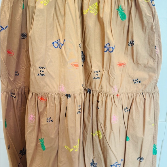 Clare V Tent Dress with Colorful Print - Picture 6 of 8